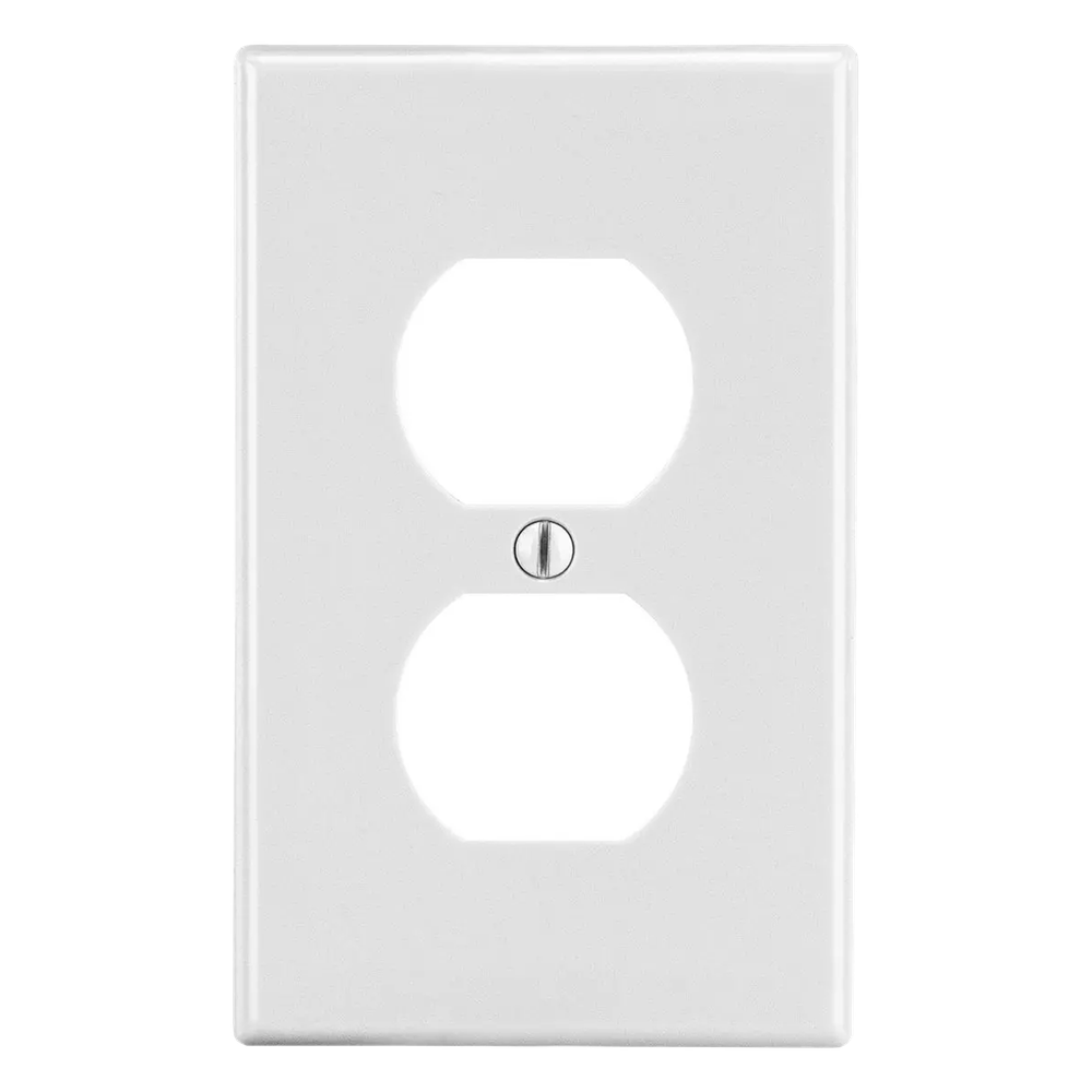 Tapa para Contacto Dúplex Color Blanco.