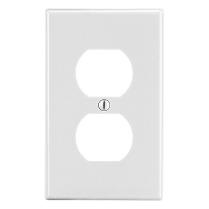 Tapa para Contacto Dúplex Color Blanco.