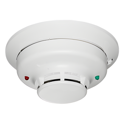 Detector fotoeléctrico de humo convencional de 4 hilos con salida de contactos para paneles de incendio