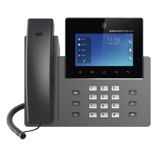 Videoteléfono IP GXV3450 para Android / Pantalla Táctil Capacitiva de 5 Pulgadas 1280 x 720 / Cámara CMOS de 2 Megapíxeles / Wi-Fi 5 y Bluetooth 5.0