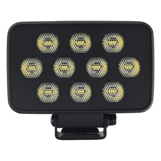Luz de Trabajo Ultra brillante Cuadrada, 10 LED, 8937 Lúmenes, 12-24 Vcd