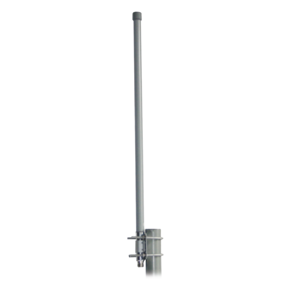 Antena omnidireccional de 2.4 GHz, Cobertura a 360º, Cobertura amplia y flexible , Ganancia 15 dBi, dimensiones 3.8 x 1.5 mts , conector N-Hembra