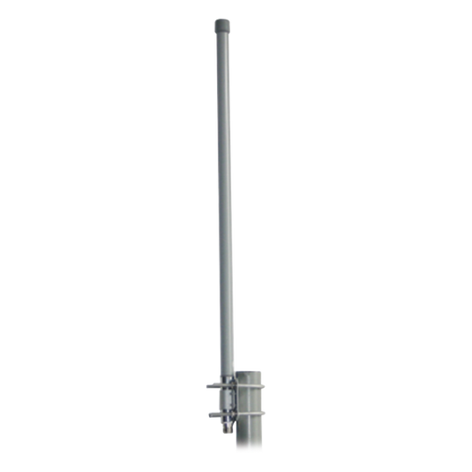 Antena omnidireccional de 2.4 GHz, Cobertura a 360º, Cobertura amplia y flexible , Ganancia 15 dBi, dimensiones 3.8 x 1.5 mts , conector N-Hembra