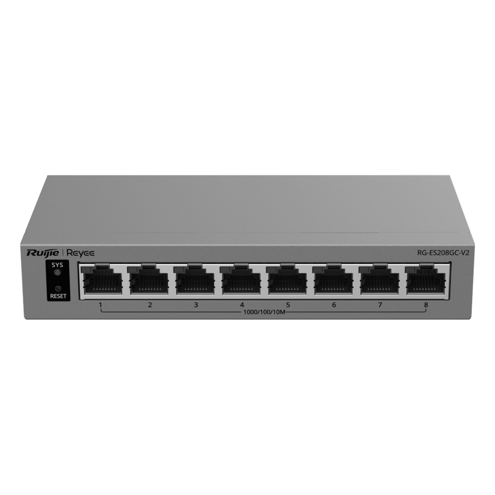 Switch Gigabit Smart Cloud-Managed / 8 Puertos 10/100/1000BASE-T / Capa 2 / Switching 16 Gbps / AI-Powered Failover / Modo CCTV Un-Click / Gestión