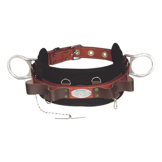 Cinturón de Liniero de Lujo, Fabricado en Poliéster, con 2 Anillos tipo D, Talla 48.