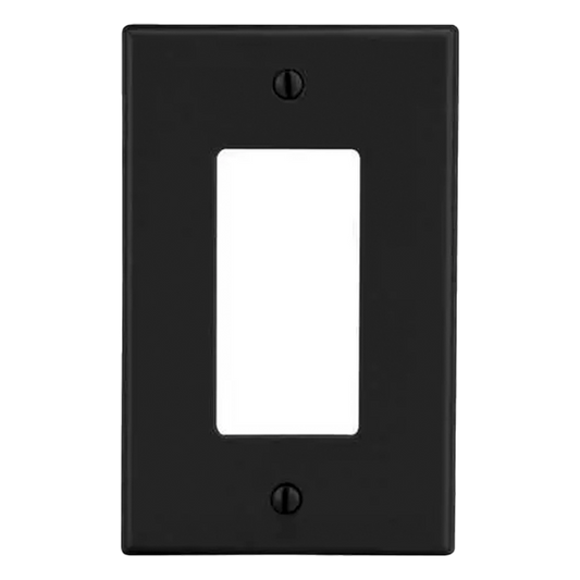 Tapa para Contacto Dúplex Color Negro.