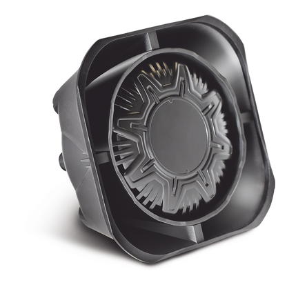 Bocina Compacta de Uso Rudo, 100 Watts de Potencia, Ideal Para Vehículos de Encubierto, Montaje Universal, 11 Ohms de Impedancia