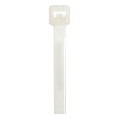 Cincho de Nylon 6.6 StrongHold™, 250mm largo x 4.8mm ancho, Color Natural, Plenum, Paquete de 100pz