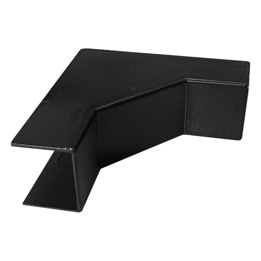 Esquinero Interior Color Negro de PVC Auto Axtinguible, Para Canaleta TMK-1720-N-CC (5220-02003)