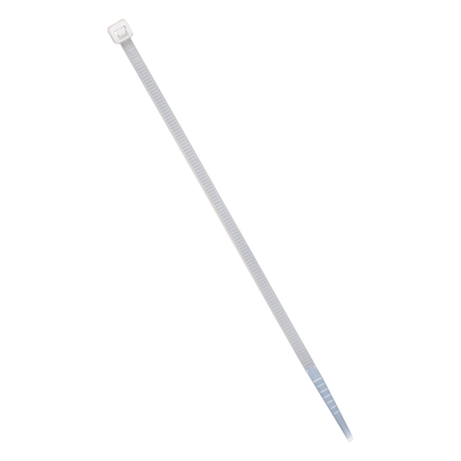 Cincho de plástico, Color Natural, 4.8 x 310 mm, Ideal para sujeción de cables (Bolsa con 100 piezas)