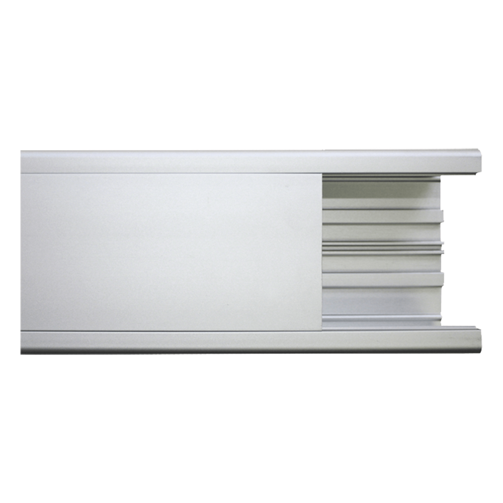 Canaleta de aluminio, 99 x 72 mm, tramo de 3m. (8101-80300)