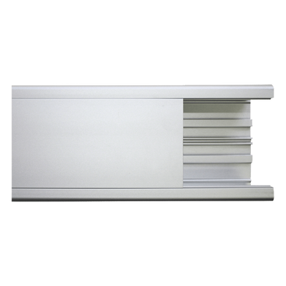 Canaleta de aluminio, 99 x 72 mm, tramo de 3m. (8101-80300)