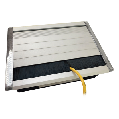 Caja Universal Vacía de 2 Módulos para Instalación en Escritorio (Voz, Datos, Video, Contactos Eléctricos), (No Incluye Accesorios)