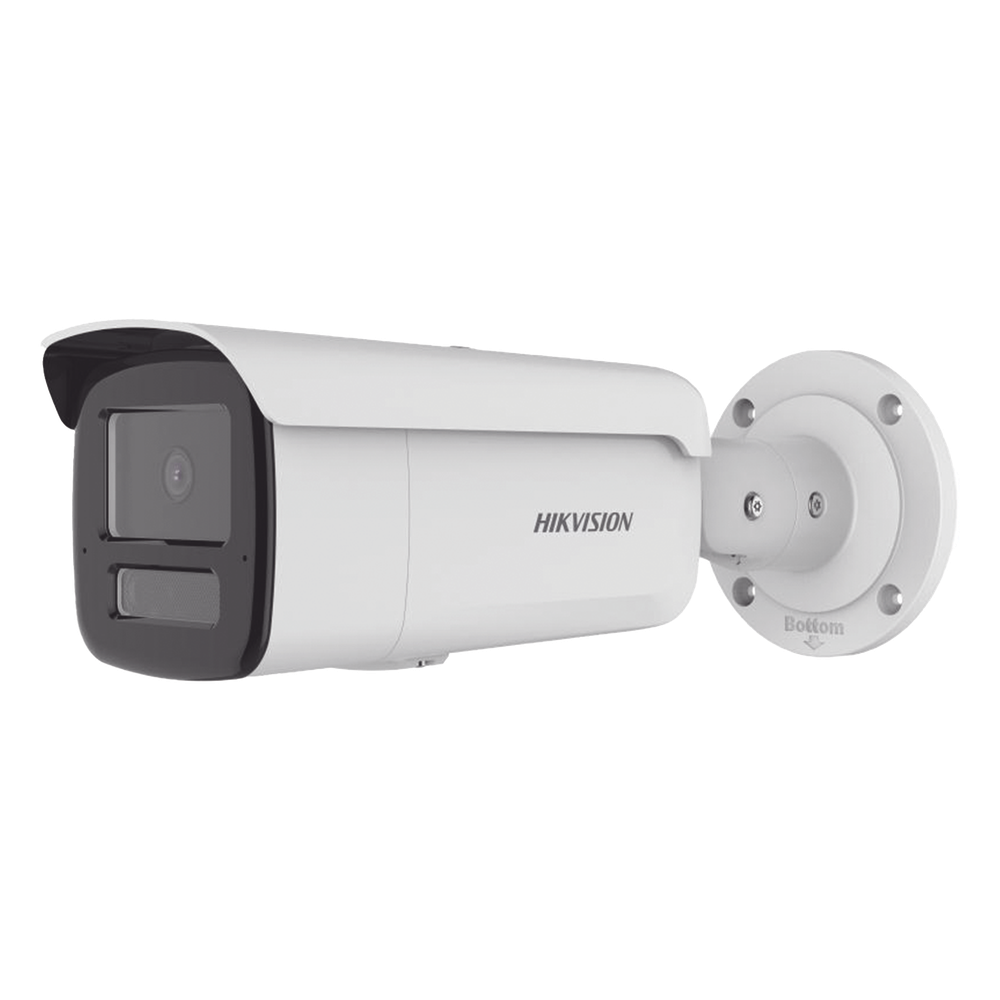 [Dual Light + 2 Micrófonos Integrados] Bala IP 8 Megapixel (4K) / Lente 4 mm / 80 mts Luz Blanca + 80 mts IR / ACUSENSE / Exterior IP67 / IK10 / WDR
