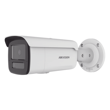 [Dual Light + 2 Micrófonos Integrados] Bala IP 8 Megapixel (4K) / Lente 4 mm / 80 mts Luz Blanca + 80 mts IR / ACUSENSE / Exterior IP67 / IK10 / WDR