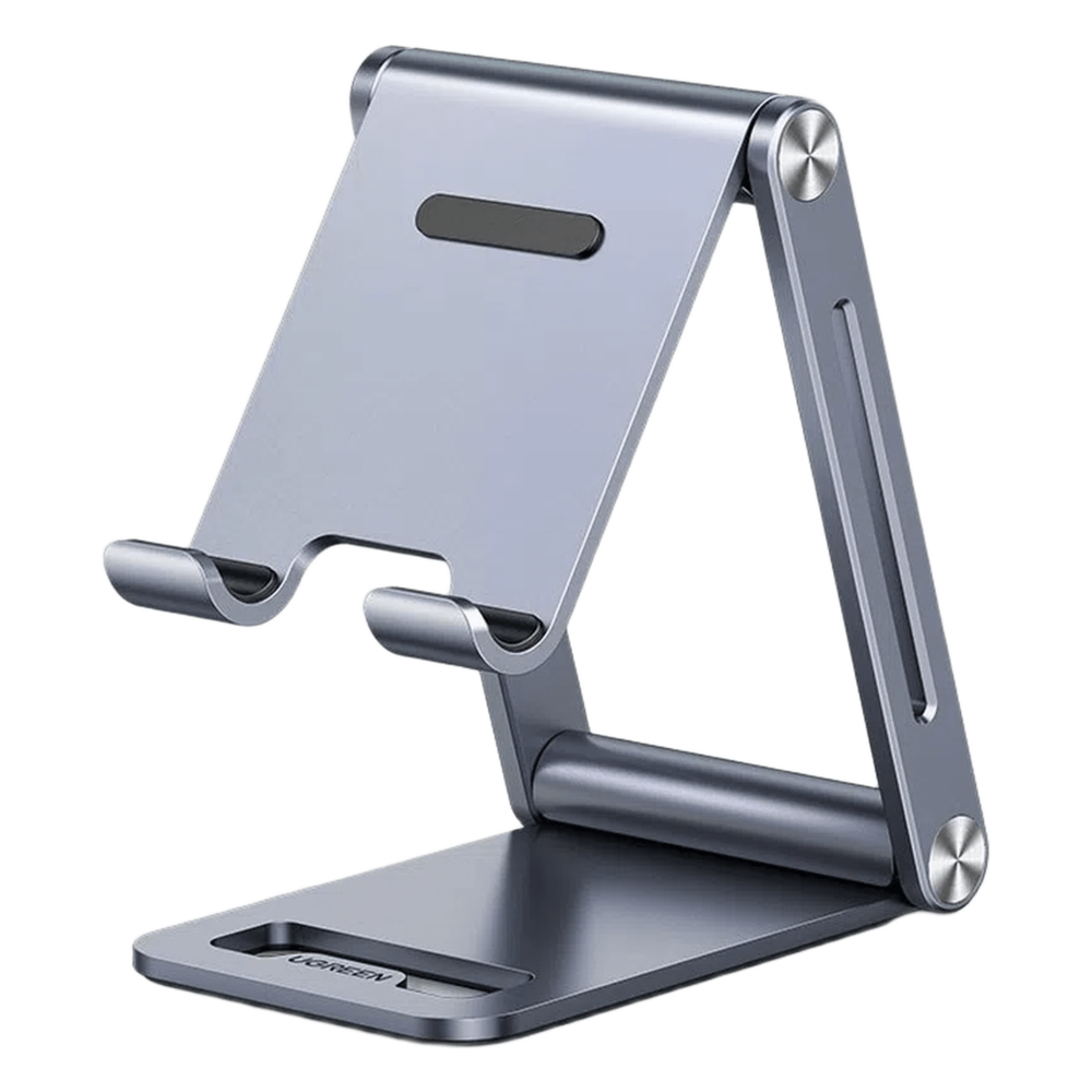Soporte para Teléfono Celular de Aluminio | Angulo Ajustable | Amplia Compatibilidad con dispositivos de 4.7'' a 7.9'' | Antideslizante |