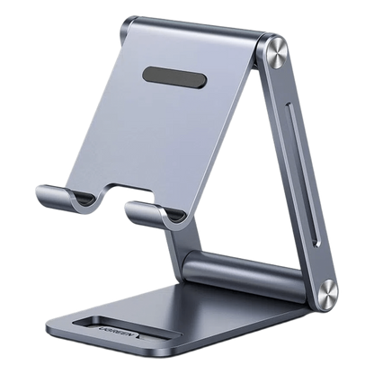Soporte para Teléfono Celular de Aluminio | Angulo Ajustable | Amplia Compatibilidad con dispositivos de 4.7'' a 7.9'' | Antideslizante |