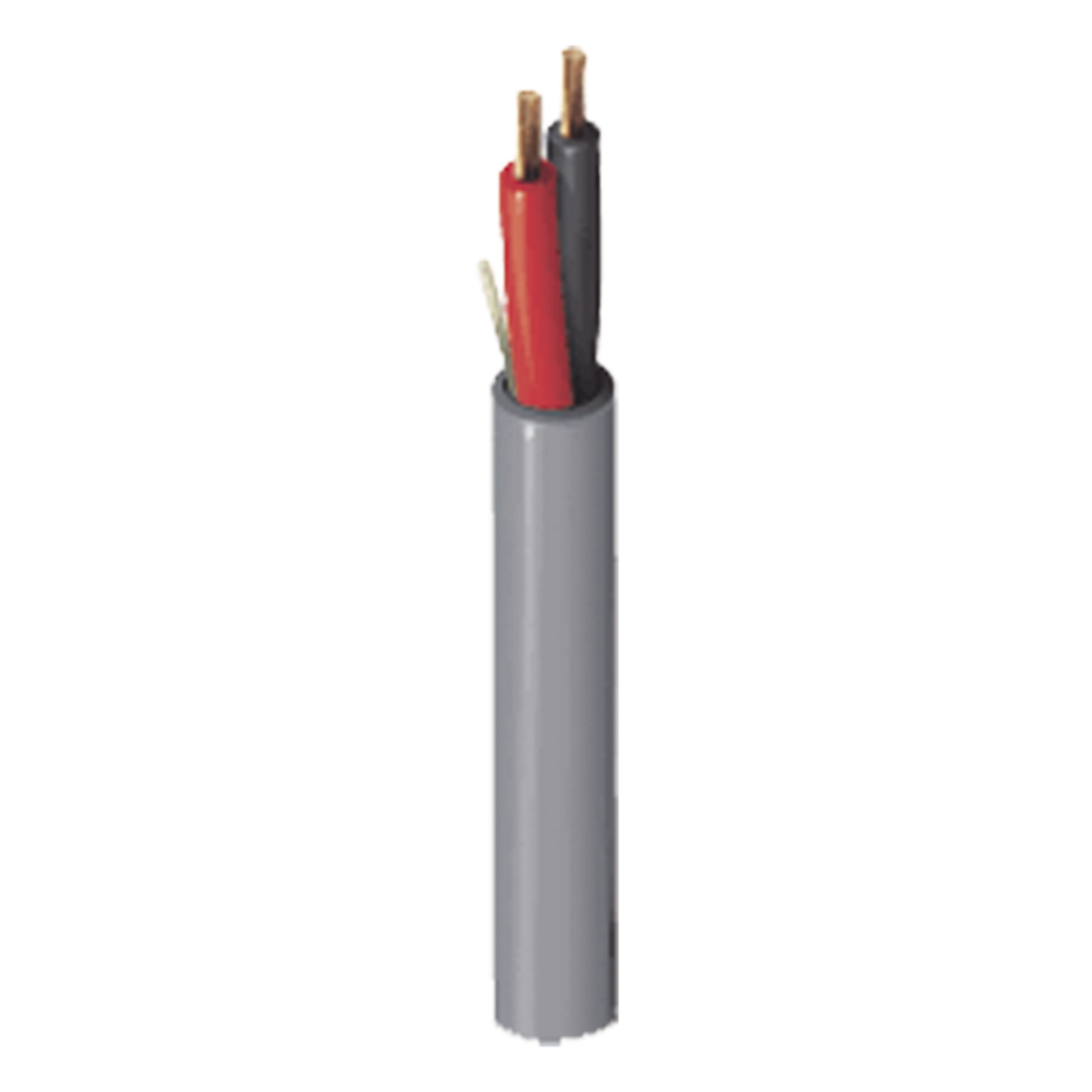 Bobina de 305 Metros (1000 Pies) de Cable / 2 x 16 AWG / Color Gris / Para Aplicaciones Multi Propósito, Seguridad, Control de Acceso, Audio