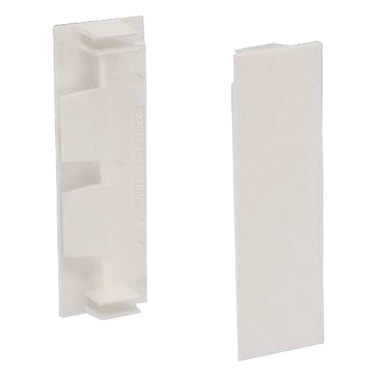 Unión recta de tapa, para uso con canaleta T70, Material PVC Rígido, Color Blanco Mate