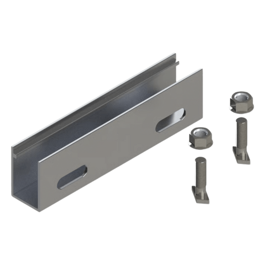 N Connector / Cople de Aluminio para N Rail 4.72 / Acero Inoxidable /