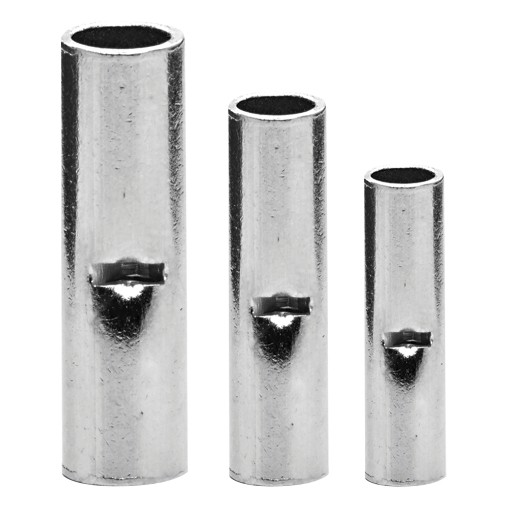 Conector a tope / Sin aislar / 16 - 14 AWG / Sin color / Paquete de 25 piezas.