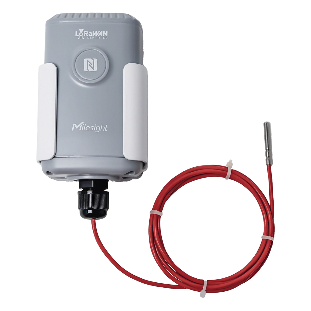 Sensor Industrial de Temperatura con Sonda PT100 y LoRaWAN (Hasta 200°C) / para BMS y Procesos Industriales
