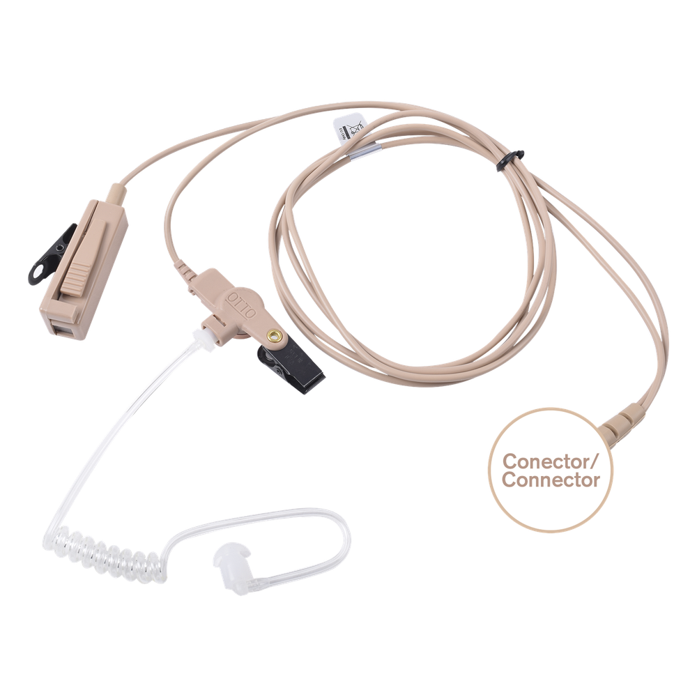 Kit de Micrófono-Audífono profesional de 2 cables para KENWOOD NX-340/320/420, TK-3230/3000/3402/3312/3360/3170