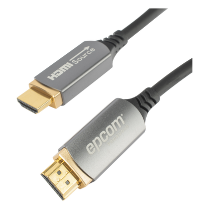Cable HDMI de Fibra Óptica de 10 Metros (32.81 Pies) | Alta Definición | Versión 2.1 | Alta Velocidad 18Gbps | 8K@60Hz | HDCP 2.2 | Resistente a EMI