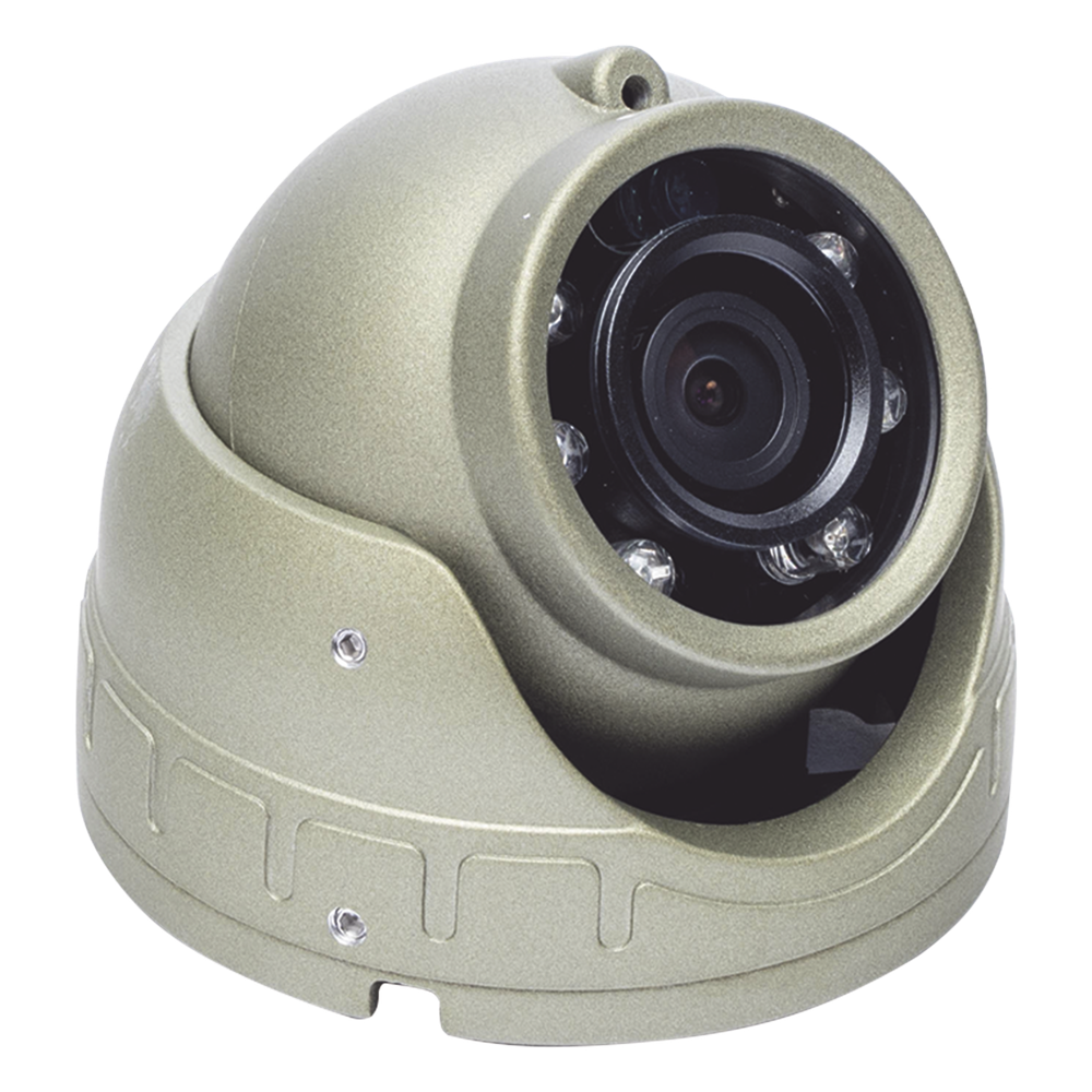 Cámara Mini Domo AHD 2 Megapixel / Lente 2.8 mm / 3 mts IR / Micrfono Integrado / Uso en Interior / Compatible con DVR´s Moviles Streamax / Conector