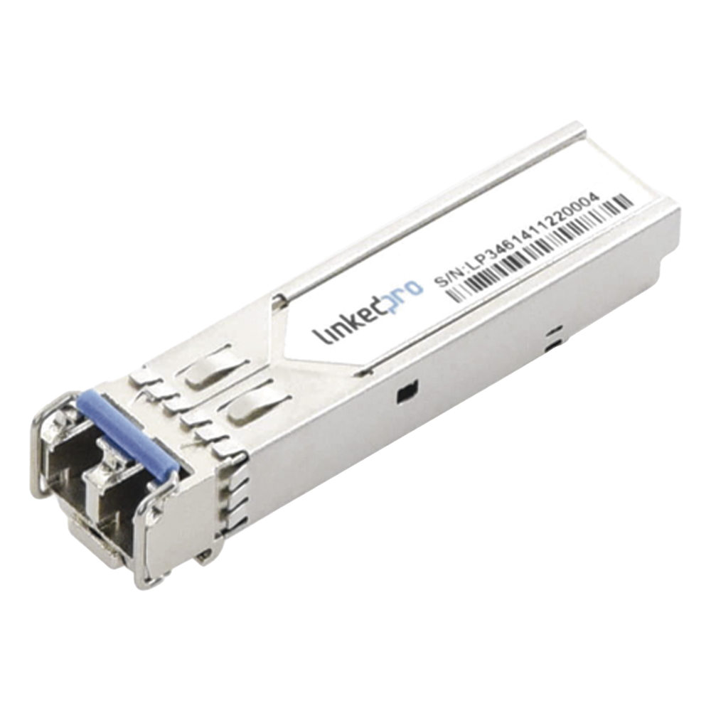 Transceptor Óptico Industrial SFP+ (Mini-Gbic) / Monomodo 1310 nm / 10 Gbps / 10GBASE / Conectores LC/UPC Dúplex / DDM / Hasta 3 km