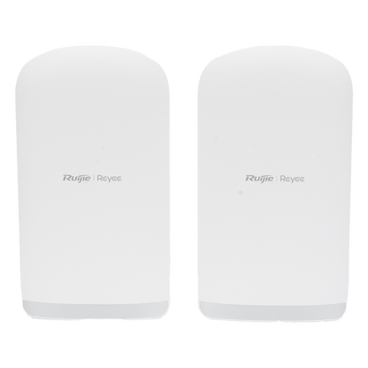 Kit Punto a Punto Ruijie RG-EST350G / Wi-Fi 5 (802.11ac Wave2) 867 Mbps / Antena 16 dBi MIMO 2x2 MU-MIMO / 3 Puertos Gigabit / Alcance 5 km (16,404
