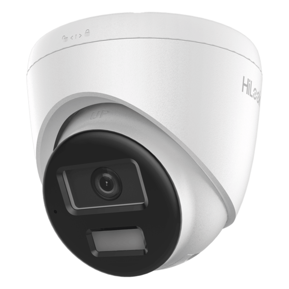 [Dual Light] Turret IP 4 Megapixel / Lente 2.8 mm / 20 mts IR + 20 mts Luz Blanca / Micrófono Integrado / ACUSENSE Lite / Exterior IP67 / PoE / dWDR