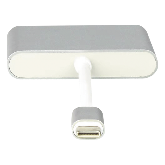 Adaptador Multipuerto USB-C 3.1 A HDMI 4K / USB 3.0 / USB – C / Alta Velocidad de Transmisión de Datos / Admite Carga Rápida (PD) en el Puerto USB – C