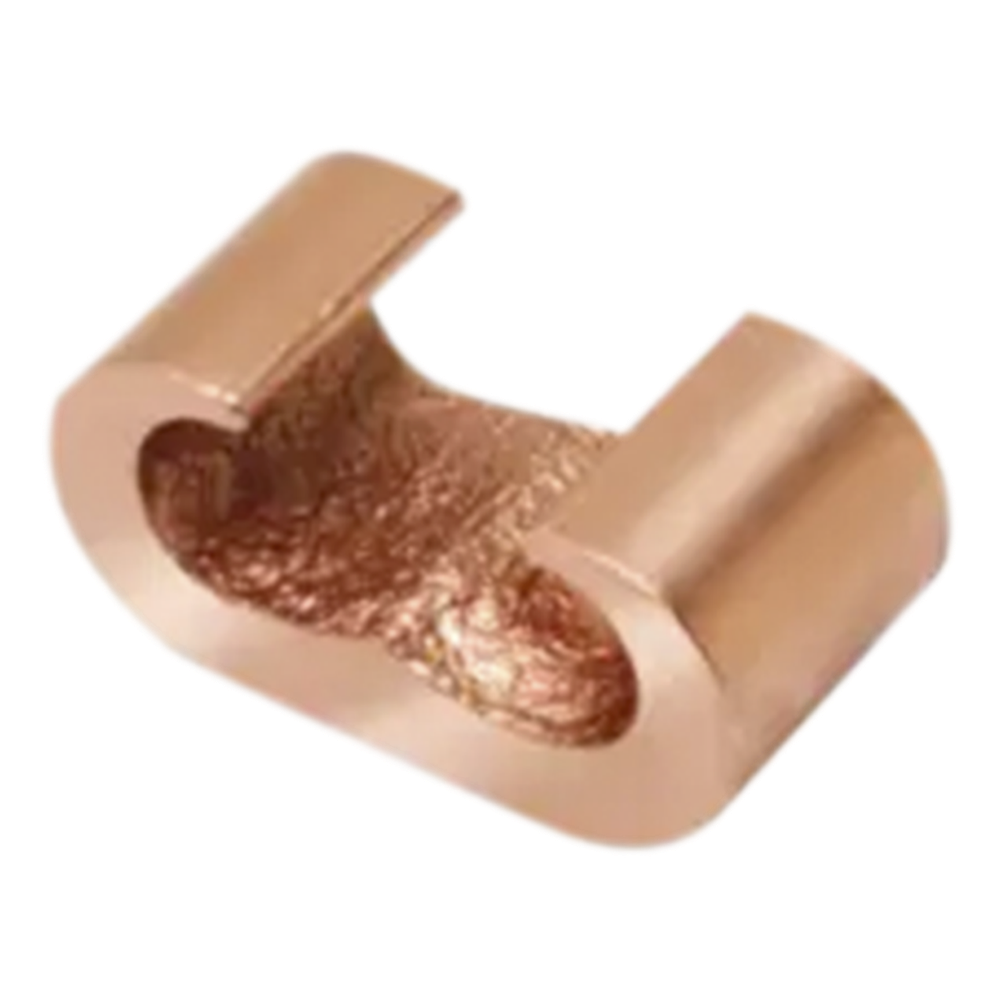 Conector Mecánico tipo YGHC-C, compresión en forma C para calibre mínimo 1 tre- 2/0 tre y conductor máximo 6 sol - 2 tre.