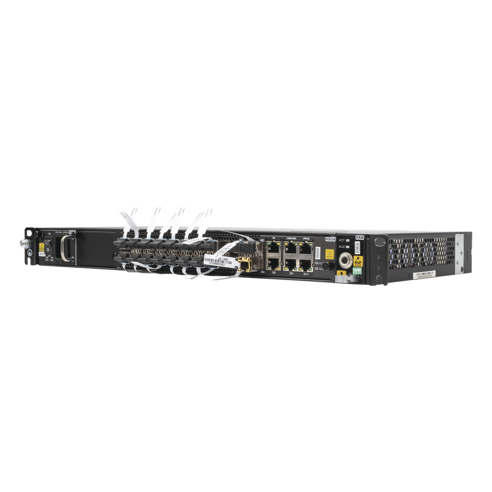 Mini OLT Abierta de 16 Puertos GPON / Incluye 16 módulos C+ y Fuente de CA / Gestión por WebUI / Incluye Software de Gestión UNM2000