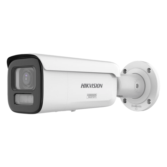 [Dual Light + ColorVu 3.0 + HikAI] Bala IP 8 Megapixel / Lente Mot. 2.8 a 12 mm / 60 mts IR + Luz Blanca / Exterior IP67 / WDR 130 dB / ACUSENSE 3.0