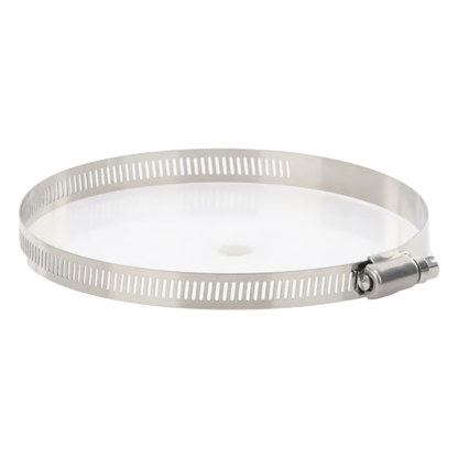 Abrazadera Sin Fin de Acero Inoxidable Capacidad de 3" a 5" (Paquete de 10)