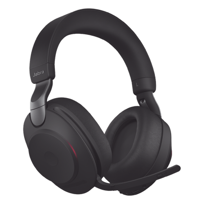 Jabra Evolve2 85, Auricular stereo versión UC con cancelación de ruido activa, dongle USB-A indicador de ocupado (Busylight)(28599-989-999)