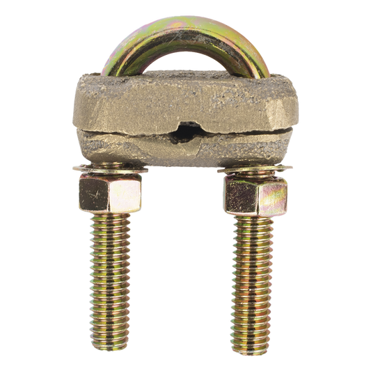 Conector Varilla-Cable Tipo Perro / Bronce 100% / Varilla 5/8 in / Cable 4-2/0 AWG / Sin Soldadura