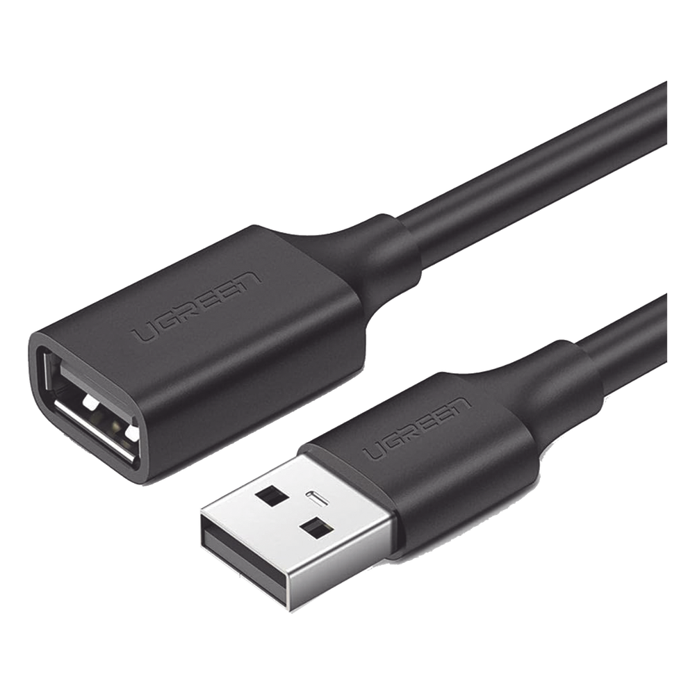 Cable Extensor USB 2.0 A a A | 1 metro | Macho-Hembra | Ultra Durabilidad | Núcleo de Cobre Estañado 28/22 AWG | Blindaje Interior Múltiple / Ideal