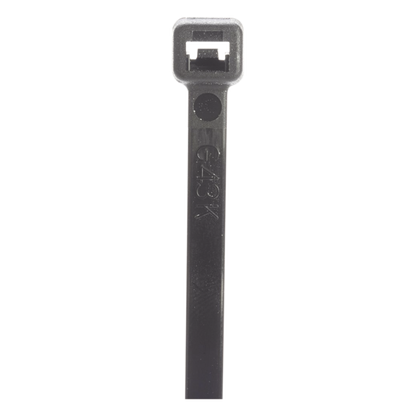 Cincho de Nylon 6.6 StrongHold™, 533mm largo x 7.6mm ancho, Color Negro Exterior, Resistente a Rayos UV, Paquete de 100pz