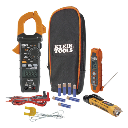 Kit de Prueba Eléctrica HVAC para Aire Acondicionado, Calefacción, Minisplits, etc. Medición de Voltaje CA/CC, Resistencia, Frecuencia, Capacitancia