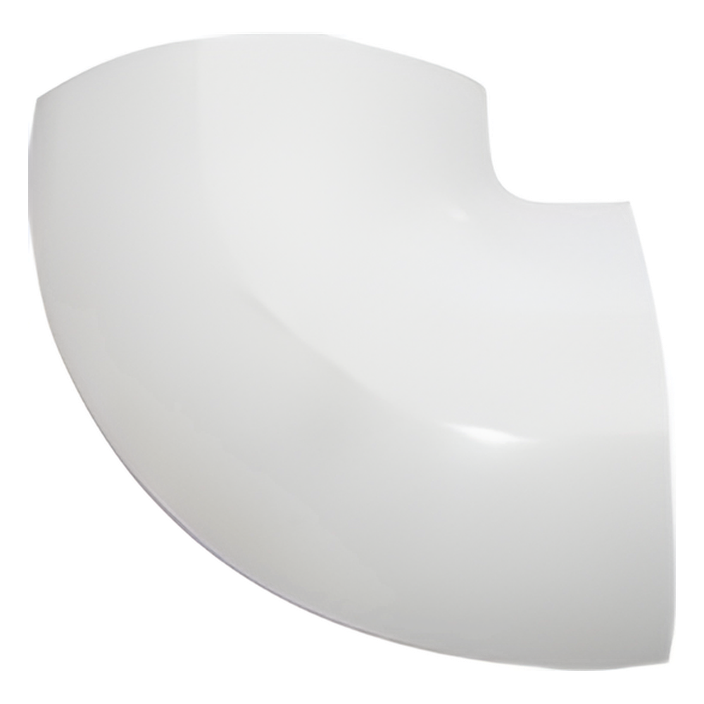 Sección en "L" color blanco de PVC auto extinguible, para canaleta DMC4FT (9430-02001)