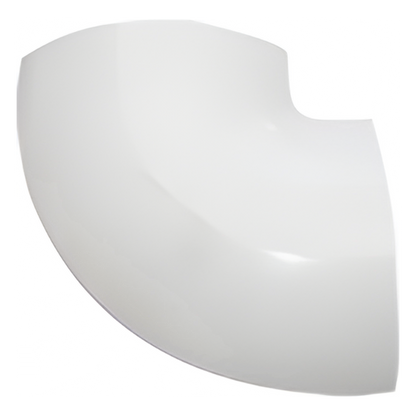 Sección en "L" color blanco de PVC auto extinguible, para canaleta DMC4FT (9430-02001)