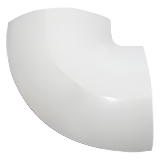 Sección en "L" color blanco de PVC auto extinguible, para canaleta DMC4FT (9430-02001)