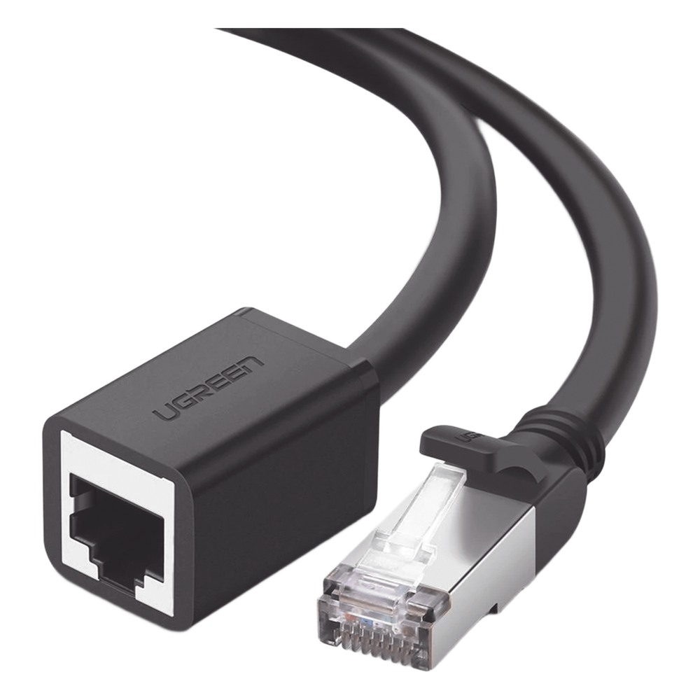 Cable de Extensión Cat6 RJ45 F/UTP / Macho a Hembra / 2 Metros (6.56 Pies) / Método de Conexión 568B / Velocidad de Transmisión 1000Mbps / Ancho de