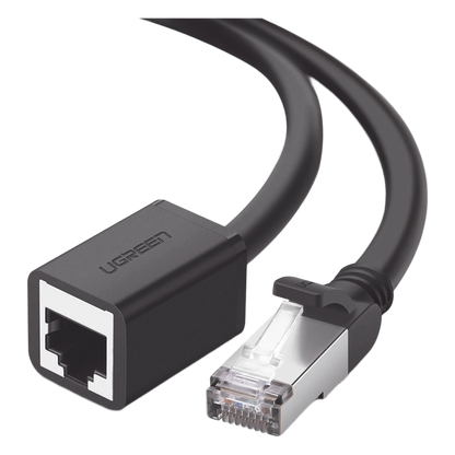 Cable de Extensión Cat6 RJ45 F/UTP / Macho a Hembra / 2 Metros (6.56 Pies) / Método de Conexión 568B / Velocidad de Transmisión 1000Mbps / Ancho de