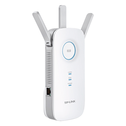 Repetidor / Extensor de Cobertura WiFi AC, 1750 Mbps, doble banda 2.4 GHz y 5 GHz, con 1 puerto 10/100/1000 Mbps, 3 antenas externas