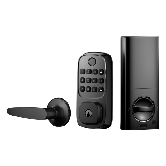 Cerradura Inteligente WiFi / Escáner de Huellas Dactilares / Teclado Numérico / Control por App / 8 Baterías AA / Bloqueo Manual y Automático