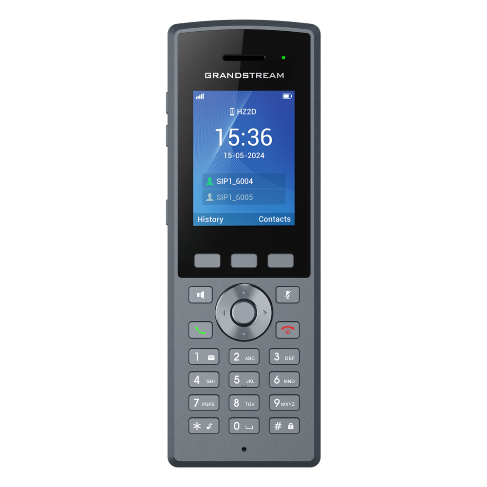 Teléfono Inalámbrico DECT HD Reforzado DP735 / 20 Cuentas SIP / Pantalla TFT LCD 2.4 Pulgadas / Alcance 400 m Exteriores / IP67 / Audio Full HD